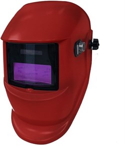 Щиток сварщика WEGA красный с АСФ GX 400X DIN 9-13 110x90 2094 - фото 5748