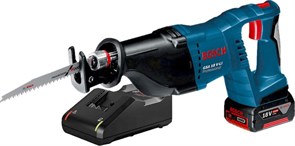 Ножовка аккумуляторная BOSCH GSA 18V-Li акк.GBA 18B 4,0Ач, зар.устр GAL 18V-40, коробка 2660